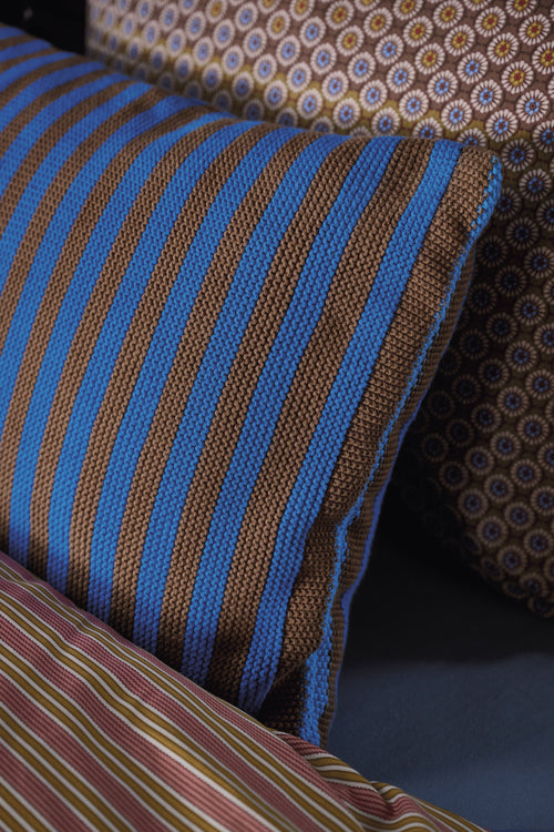 Pip Studio  Bonsoir Stripe Cushion - 40 x 60 cm - Blauw - vtwonen shop