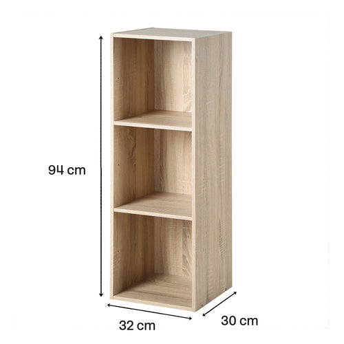 Calicosy - Opbergplank met 3 compartimenten COMPO - 29.5x31.7x92.5 cm