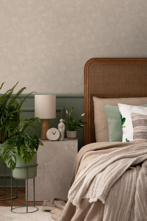 Borastapeter behang geweven structuur bruin - 53 cm x 10.05 m - 660341 - vtwonen shop