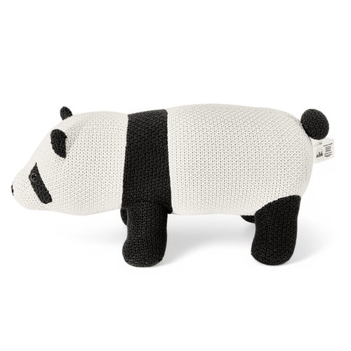 Pintado & Lacado knuffeldier Panda - zwart - 52 cm