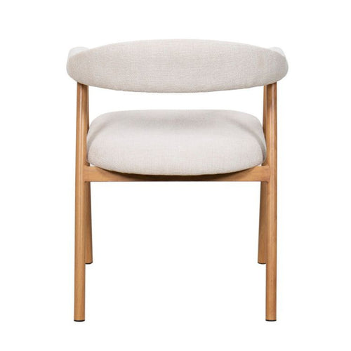 Giga Meubel Eetkamerstoel Mila - Beige/Naturel - Zithoogte 48cm - Set van 2 - vtwonen shop