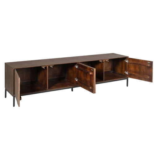 StarFurn Tv-meubel Madison - Bruin Hout - 210x45x55cm