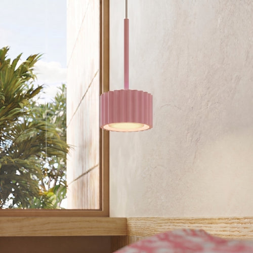 Sollux Lighting Hanglamp AURA 1 roze Gx53 - 10x10x125cm
