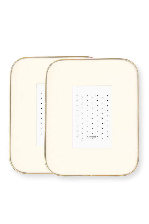 vtwonen Fotolijst - Set van 2 - Metaal - Goud - 21x26.5x0.8cm