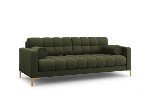 Cosmopolitan Design Bank Bali 3-zits, structurele stof, groente - 96x177x75cm
