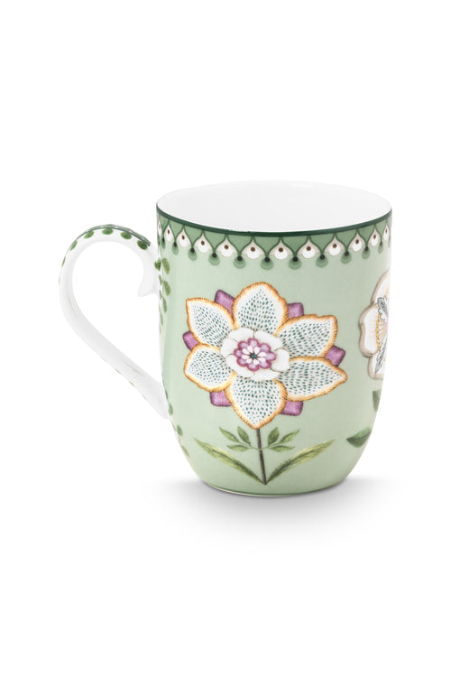 Pip Studio - Kleine Mokken - Lily & Lotus - Lichtgroen - Set van 6