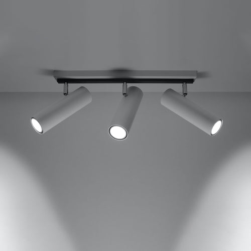 Sollux Lighting Plafondlamp DIREZIONE 3 wit - 45x6x20cm