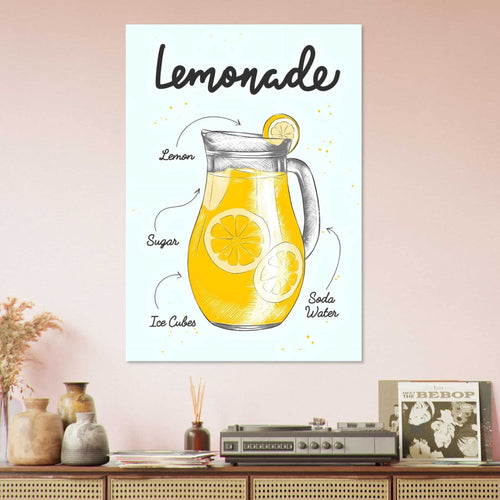 Artfulprints  Lemonade I – Illustratie   poster A4 21x29.7 cm