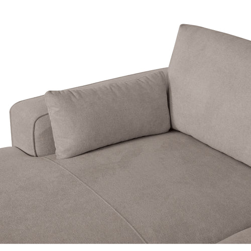 Furnhouse chaise longue bank links California - Beige - Stof - 105x305x85