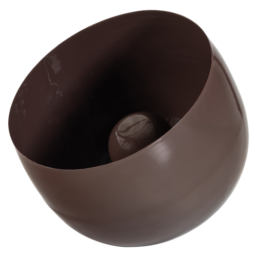WOOOD tafellamp 34xØ35 cm Mero - Metaal - Hoogglans Bruin - 34x35x35
