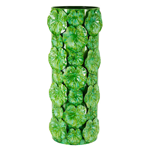 Mauro Ferretti vaas - 18x17,5x46 cm - groen