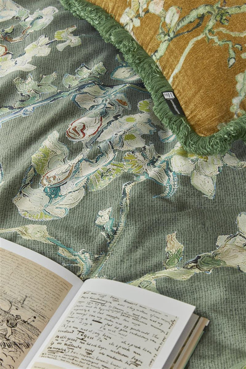 Beddinghouse x Van Gogh Museum Blossoming dekbedovertrek - Lits-Jumeaux - 240x200/220 cm - Groen