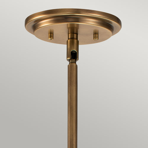 Elstead Hinkley Somerset Globe hanglamp Heritage messing