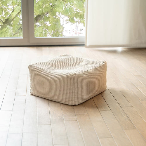 Home Deluxe Zitzak COSY Beige Kruk