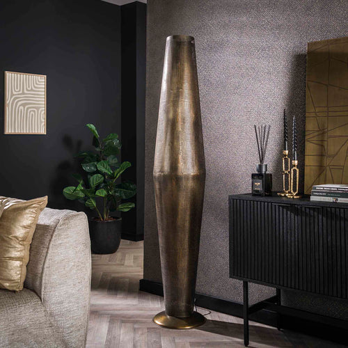Giga Meubel Vloerlamp Cosmic - Brons Antiek - 5-Lichts - 180x30x30cm