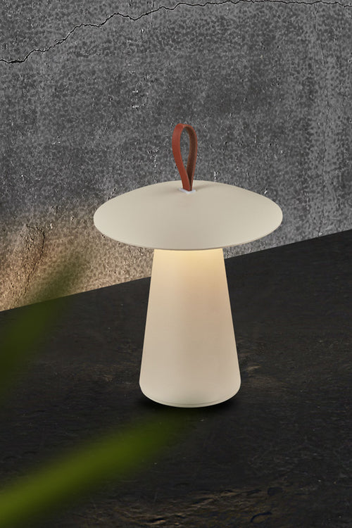 Nordlux Ara Draagbare Tafellamp Buiten - Ø19,7cm - LED - 3000K - IP54 - Beige