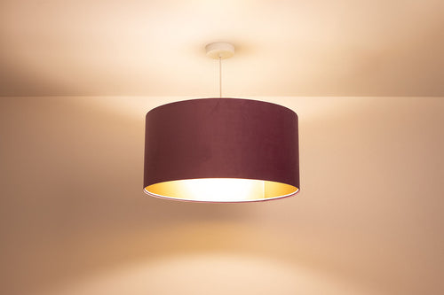 bpskoncept hanglamp Melora - velours & paars - Ø40 cm