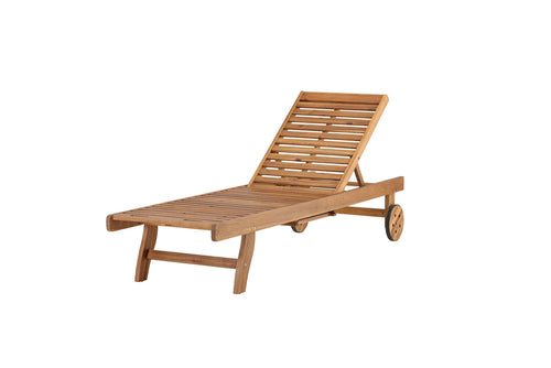 Rebellenclub Ligstoel Solario - Naturel Hout - vtwonen shop