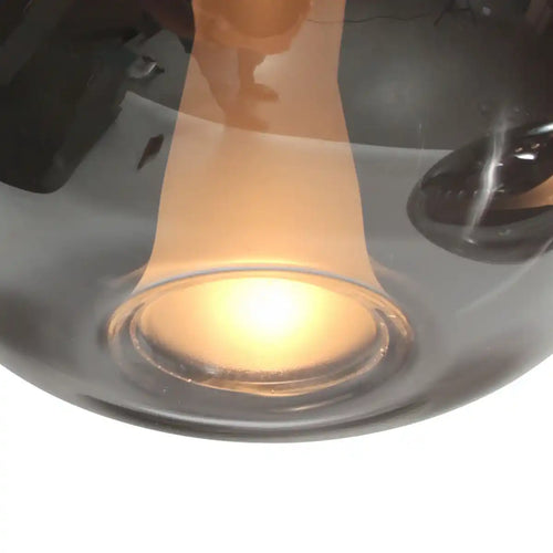 Steinhauer hanglamp Glimsy - 5 lichts - 115  x 170   cm - zwart