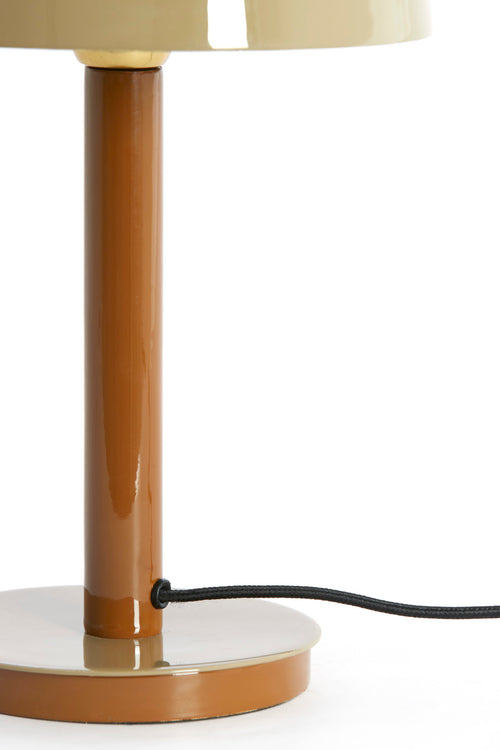 Light & Living tafellamp MARIVET - bruin - Ø25x37cm