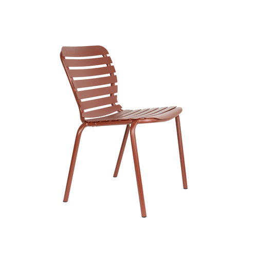 Zuiver Vondel Tuinstoel Rood - set van 2