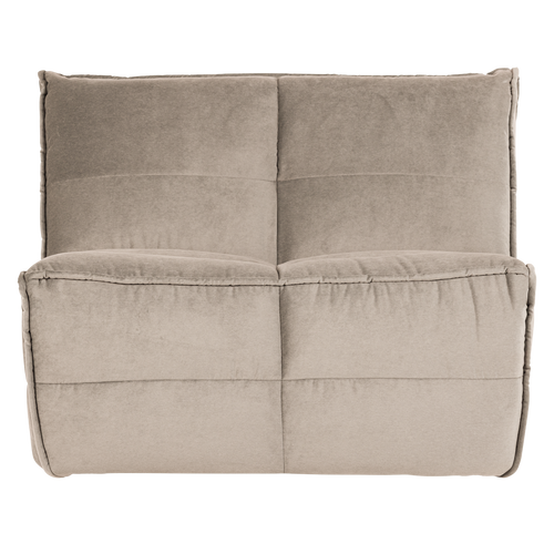 vtwonen 1-zits element Cluster - Velvet - Warm Taupe - 82x105x92