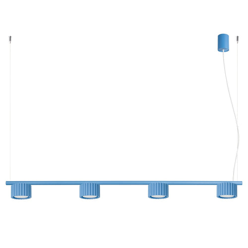 Sollux Lighting Kroonluchter AURA 4 azuur Gx53 - 122x10x208cm