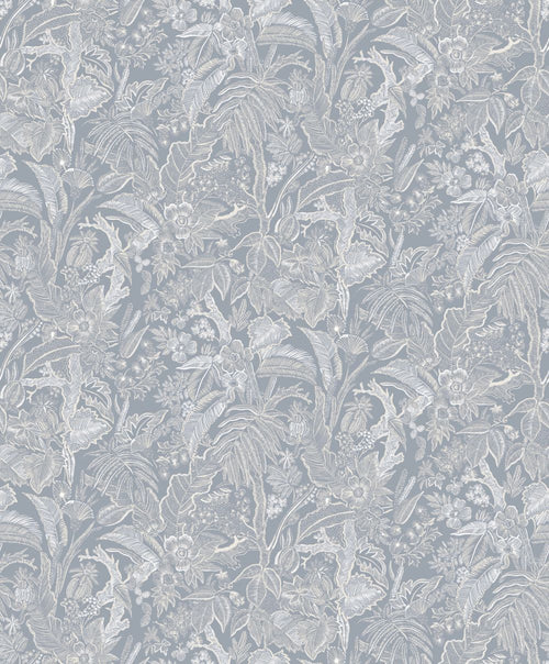 Masureel behang bloemen grijs - 53 cm x 10.05 m - 630985 - vtwonen shop