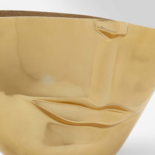 Kare Design Vaas half gezicht goud 46cm