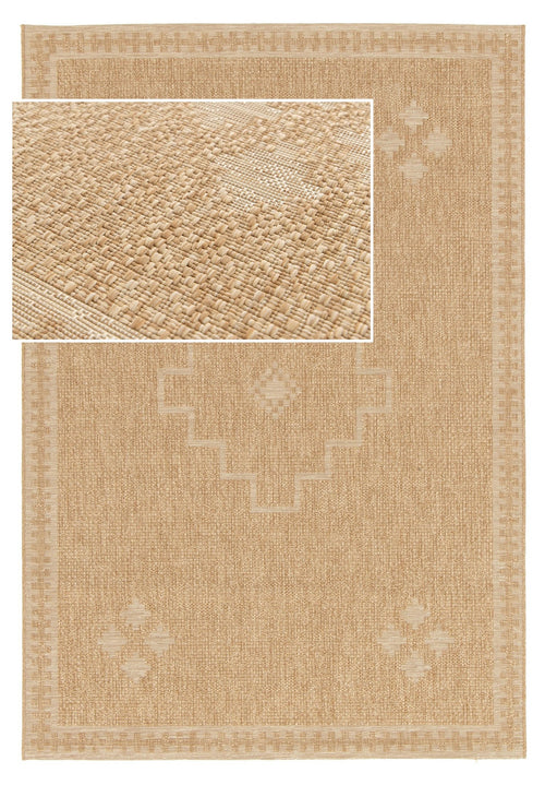 AFK Living vloerkleed Arid - voor binnen en buiten - beige - 200 x 290 cm