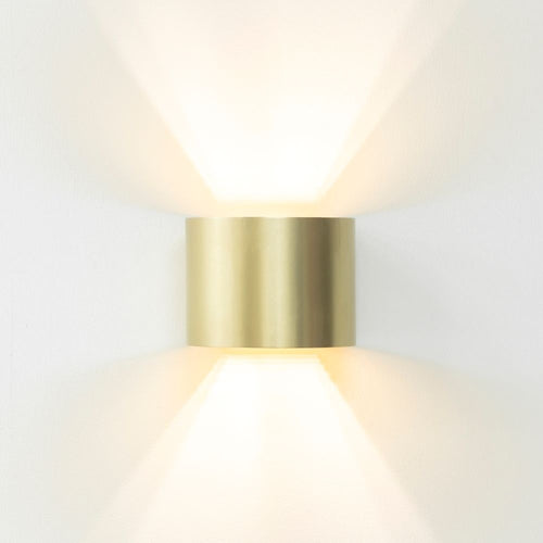Artdelight wandlamp Gyro - 1 lichts - 11.2  x 9.7   cm - goud