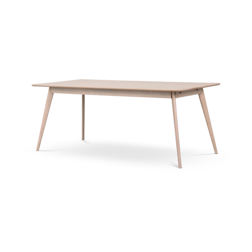 Rowico Home Yumi verlengbare houten eettafel whitewash - 190 x 90 cm - vtwonen shop