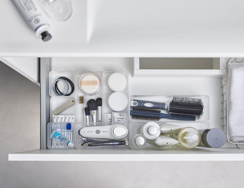 Yamazaki Stapelbare Lade Organizer - diep | smal - Tower - Wit