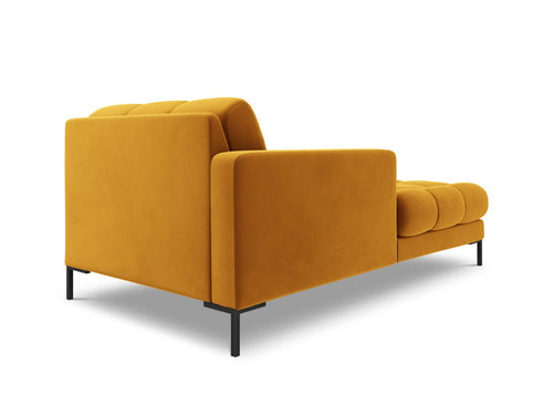 Cosmopolitan Design linker meridiaan Bali flueel, geel - 185x102x75cm