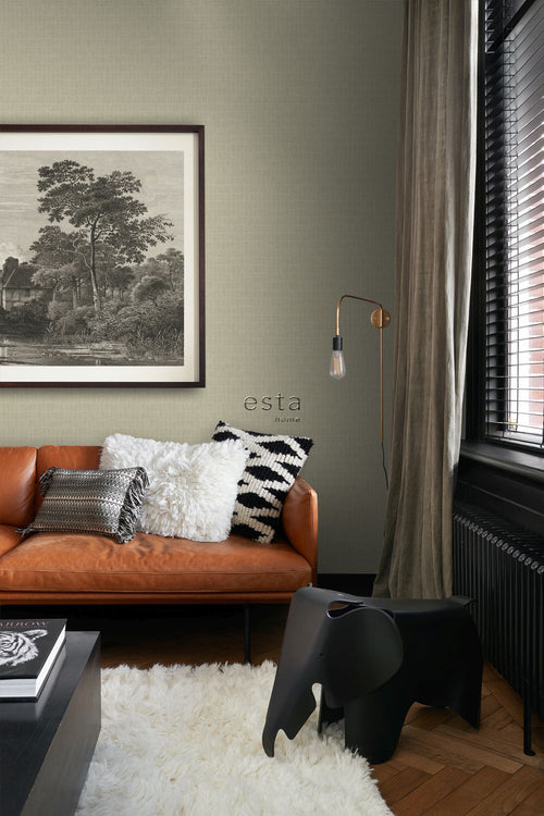 ESTAhome behang krokodillenhuid beige - 53 cm x 10.05 m - 139185