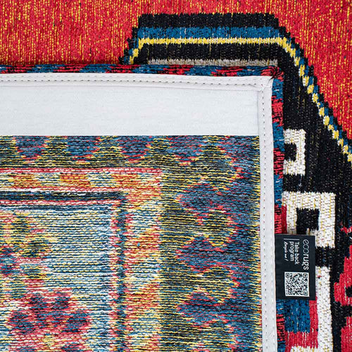 Louis De Poortere vloerkleed Red Mix - rood - 240x340cm