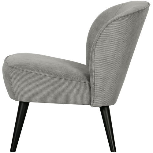 WOOOD fauteuil Sara - Polyester - Grijs/Groen- 71x59x70 - vtwonen shop