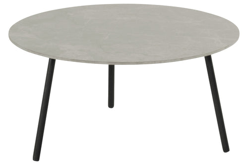 Hartman Bijzettafel Monaco - Grijs/Zwart Keramiek - 80x80x40cm