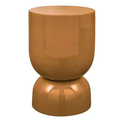 WOOOD bijzettafel Hekla - Metaal - Oranje - 47x32x32