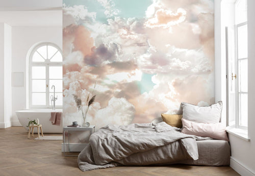 Komar fotobehang wolken roze en blauw - 350 x 250 cm - 611637 - vtwonen shop