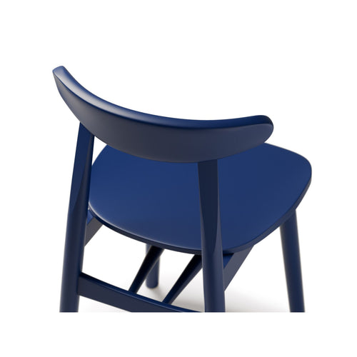 Set van 2 stoelen Elie hout blauw - 42x47x80cm