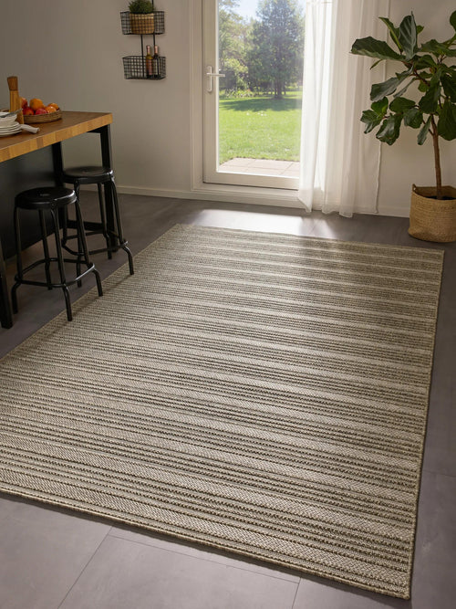 benuta binnen- en buitenkleed Naoto - beige - 140x200 cm