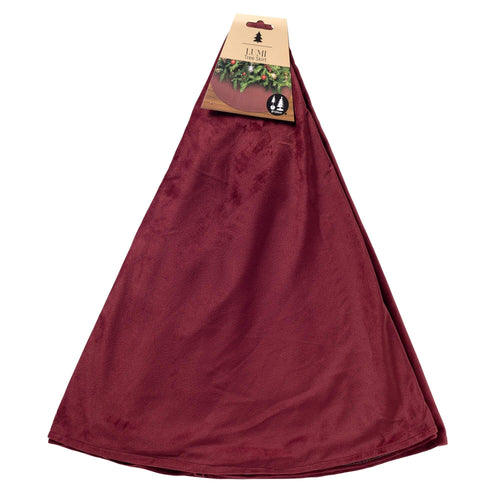 LUMI - kerstboomrok Ø120 cm - velvet - Biking Red - rood - vtwonen shop