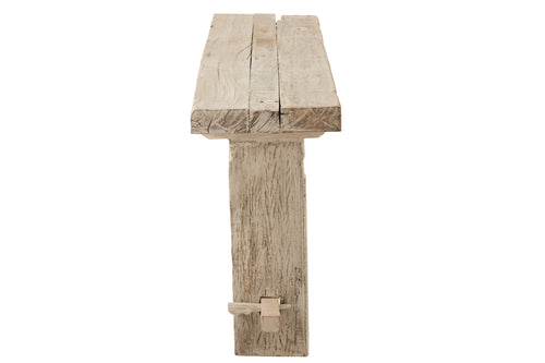 J-Line console Brut - hout - wit/naturel - vtwonen shop