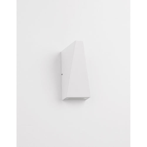 Merano Birmingham Outdoor Up Down Wandlamp Zandwit Aluminium, Glas LED 6W 397Lm 3000K IP54