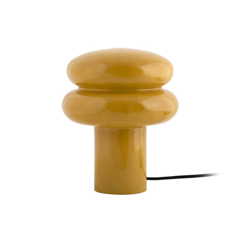 Leitmotiv tafellamp Incesante Double Ring - geel - Ø20cm