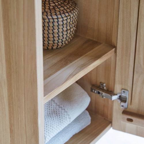 Tikamoon Kolomkast van massief teakhout - Naturel - vtwonen shop