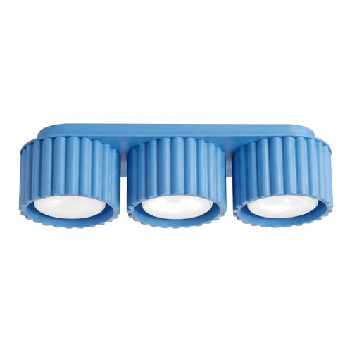 Sollux Lighting Plafondlamp AURA 3 azuur Gx53 - 32,5x10x8cm