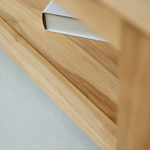 Tikamoon Vierkante salontafel van massief teakhout - Naturel - vtwonen shop