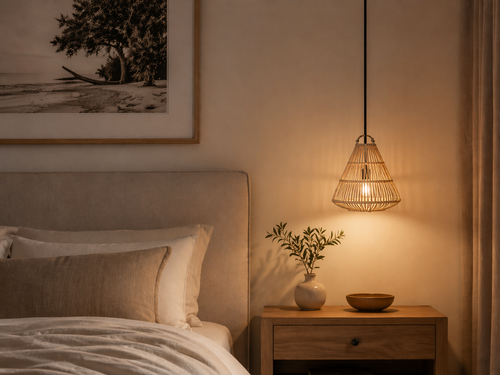 Originalhome Lampenkap Rotan Kecil driehoek